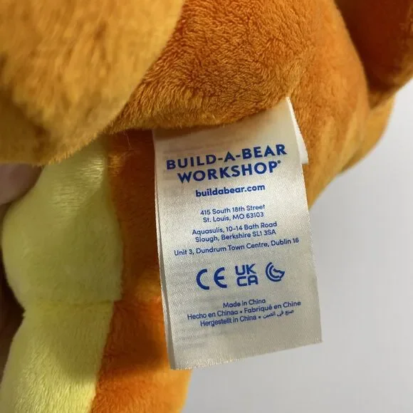 Build-A-Bear Pokémon Charmander Plush Stuffed Animal Doll Toy Collectible 16" - Picture 9 of 12